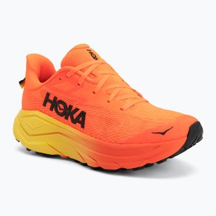 Кросівки для бігу чоловічі HOKA Challenger 8 neon tangerine/hoka citrus