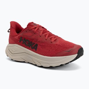 Кросівки для бігу чоловічі HOKA Challenger 8 red agate/river rock grey