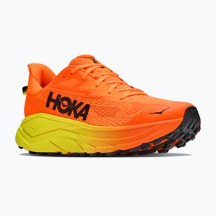Кросівки для бігу чоловічі HOKA Challenger 8 Wide neon tangerine/hoka citrus
