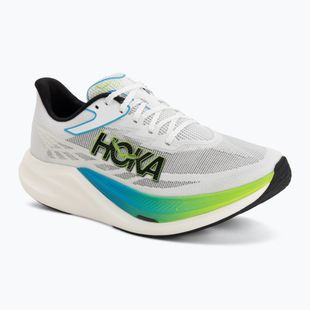 Кросівки для бігу HOKA Rocket X 3 frost/electric lime