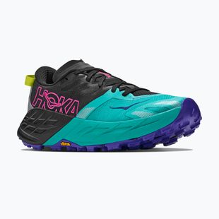 Кросівки для бігу жіночі HOKA Speedgoat 7 black/electric aqua