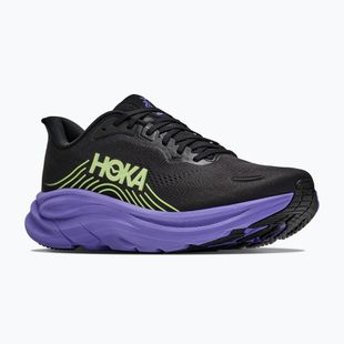 Кросівки для бігу чоловічі Hoka Clifton 11 black/neon yuzu
