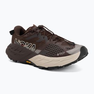 Кросівки для бігу чоловічі HOKA Speedgoat 7 GTX spiced chocolate/river rock grey