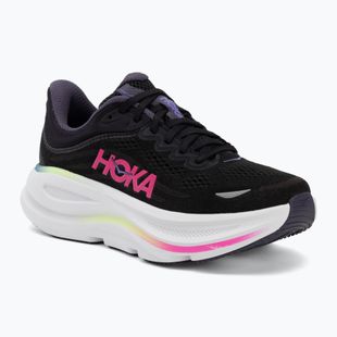 Кросівки для бігу жіночі HOKA Bondi 9 black/neon dragonfruit