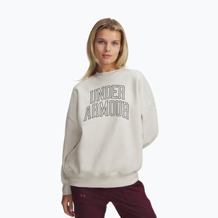 Кофта жіноча Under Armour Rival Fleece Varsity Crew summit white/black