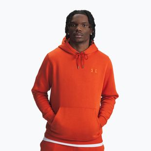 Кофта чоловіча Under Armour Essential Fleece Hoodie surplus orange/surplus orange