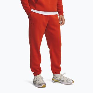 Штани для тренувань чоловічі Under Armour Essential Fleece Joggers surplus orange/surplus orange