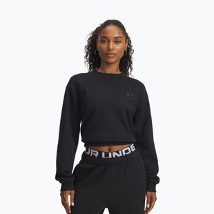 Кофта для тренувань жіноча Under Armour Icon Vida Fleece Crew black/black