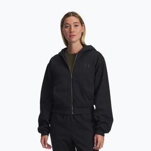Кофта для тренувань жіноча Under Armour Icon Vida Fleece FZ black/black