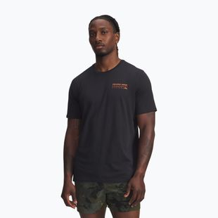 Футболка для тренувань чоловіча Under Armour Project Rock Q4 1 black/orange base