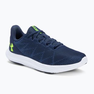 Кросівки для бігу чоловічі Under Armour Charged Speed Swift washed navy/black/high vis yellow