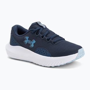 Кросівки для бігу жіночі Under Armour Charged Surge 4 washed navy/blue calm/metallic blue calm