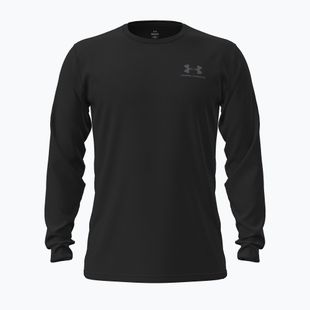 Лонгслів чоловічий Under Armour Sportstyle Left Chest LS black/pitch gray