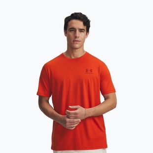 Футболка чоловіча Under Armour Sportstyle Left Chest surplus orange/cinna red