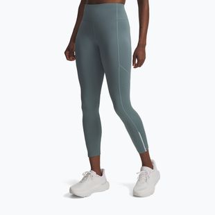 Легінси для бігу жіночі Under Armour Launch Ankle jasper blue/reflective