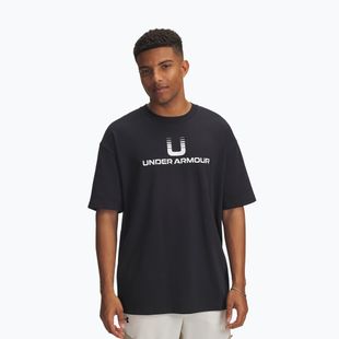 Футболка чоловіча Under Armour Logo Heayweight black/white
