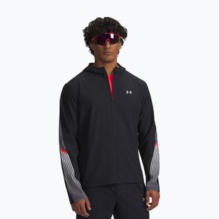 Куртка для бігу чоловіча Under Armour Velociti Storm Hooded black/castlerock/reflective