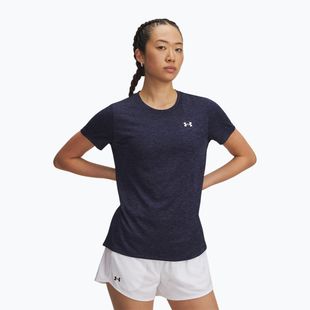 Футболка для тренувань жіноча Under Armour Tech Twist midnight navy/white