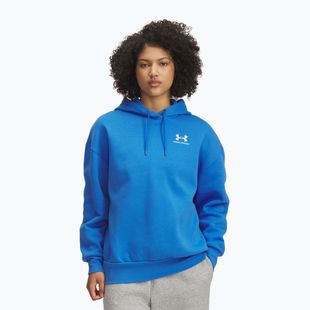Кофта жіноча Under Armour Icon Fleece Hoodie blue atlantis/white