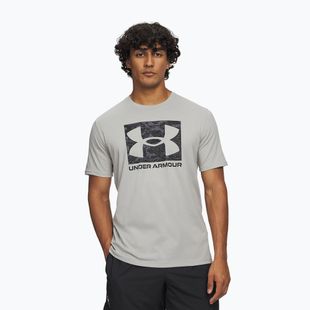 Футболка для тренувань чоловіча Under Armour ABC Camo Boxed Logo titanium/black