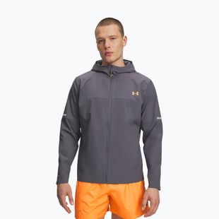 Куртка для тренувань чоловіча Under Armour Tech Utility Woven castlerock/orange bloc