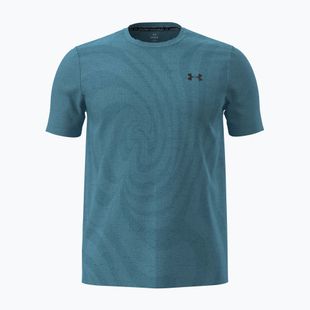 Футболка для тренувань чоловіча Under Armour Vanish Seamless Novelty blue haze/black