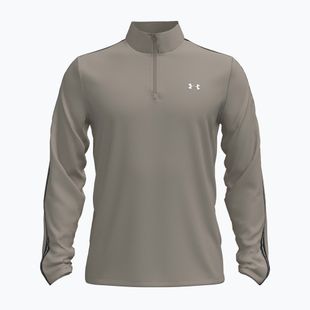 Кофта чоловіча Under Armour Tech Taping 1/2 Zip timberwolf taupe/black/white