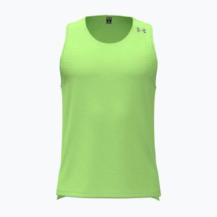 Футболка для бігу чоловіча Under Armour Velociti Pro Singlet lumos lime/white