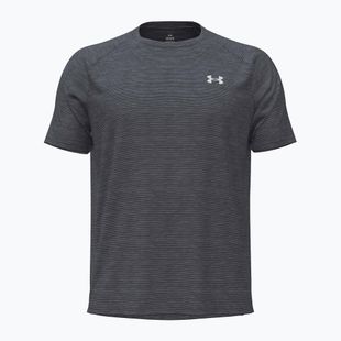 Футболка для тренувань чоловіча Under Armour Tech Textured castlerock/white