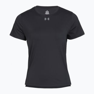 Футболка для бігу жіноча Under Armour Velociti Pro black/black/metallic silver