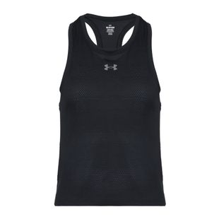 Футболка для бігу жіноча Under Armour Velociti Singlet black/black/metallic silver