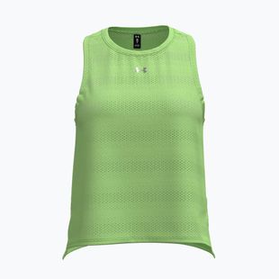 Футболка для бігу жіноча Under Armour Velociti Singlet lumos lime/white