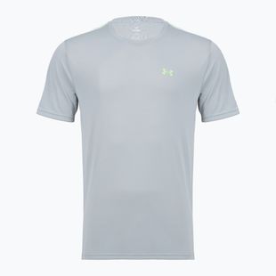 Футболка для тренувань чоловіча Under Armour Tech Taping mod gray/black/lumos lime