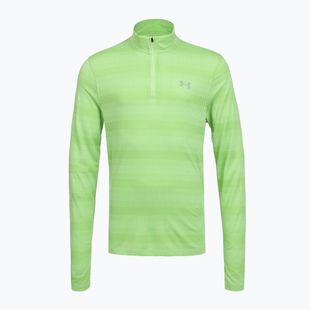 Кофта для бігу чоловіча Under Armour Velociti 1/4 Zip lumos lime/white