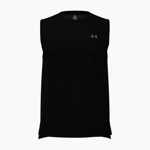 Футболка для бігу чоловіча Under Armour Velociti Tank black/black/metallic silver