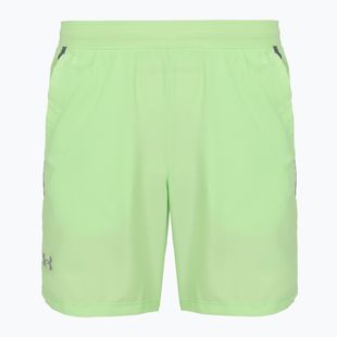 Шорти для бігу чоловічі Under Armour Launch 7" lumos lime/white