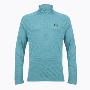 Лонгслів чоловічий Under Armour Tech Textured 1/2 Zip boundless blue/black