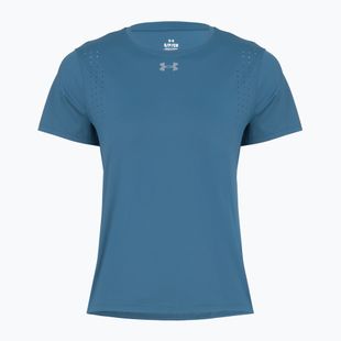 Футболка для бігу жіноча Under Armour Velociti Pro wham blue/hyper green/white