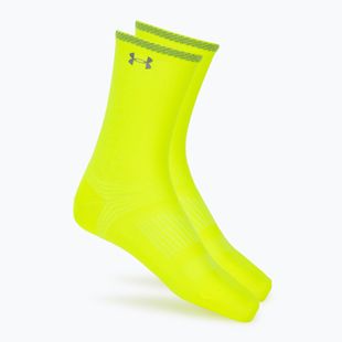 Шкарпетки Under Armour Velociti Lite Crew high vis yellow/high vis yellow/white