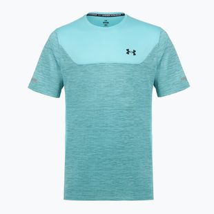 Футболка для тренувань чоловіча Under Armour Tech Utility blue haze/black