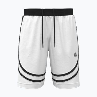 Шорти баскетбольні чоловічі Under Armour Curry Signature white/black