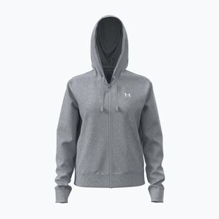 Кофта жіноча Under Armour Sport Terry FZ mod gray light heather/white