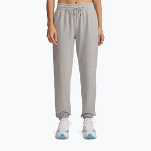 Штани жіночі Under Armour Sport Terry Jogger Mod gray light heather/white