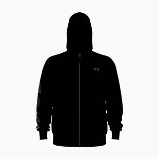 Кофта чоловіча Under Armour Rival LW Graphic FZ black/black