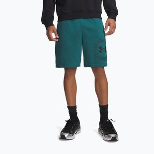 Шорти для тренувань чоловічі Under Armour Rival LW Graphic rack green/black