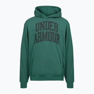 Кофта чоловіча Under Armour Rival LW Graphic Hoodie rack green/black
