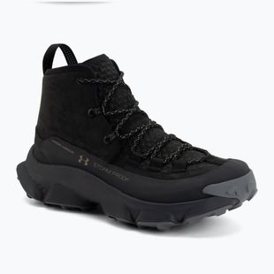 Взуття трекінгове чоловіче Under Armour Charged Expanse Mid LTHR WP Black/Anthracite/Bayou