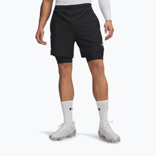 Шорти для тренувань чоловічі Under Armour Vanish Woven 2.0 2IN1 Shorts black/white