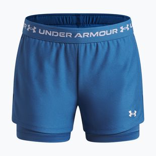 Шорти для тренувань дитячі Under Armour UA Tech Play Up 2IN1 Shorts aegean blue/white