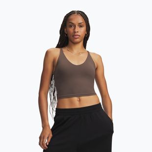Футболка для тренувань жіноча Under Armour Meridian Support Tank peppercorn/peppercorn